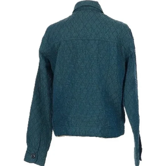 Coldwater Creek Crinkle Diamond Quilted Jacket - Picture 12 of 16